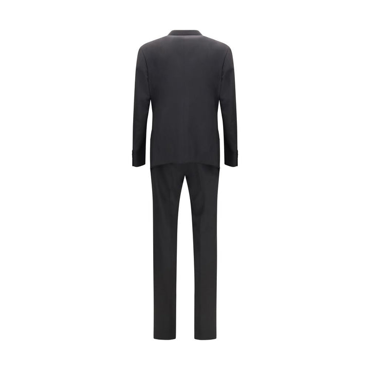 Giorgio Armani Black Wool Oves Aries Two-Piece Suit
