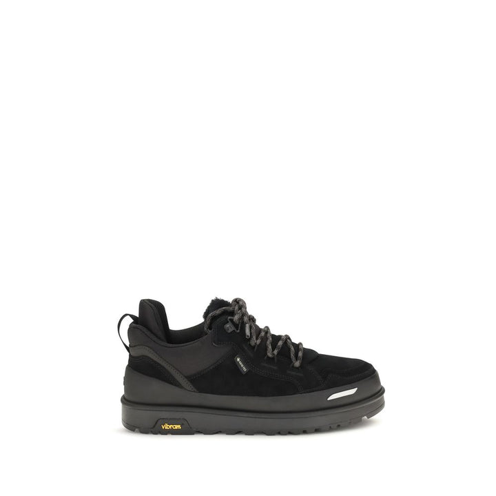 UGG Black Calf Leather Bos Taurus Athletic Sneakers