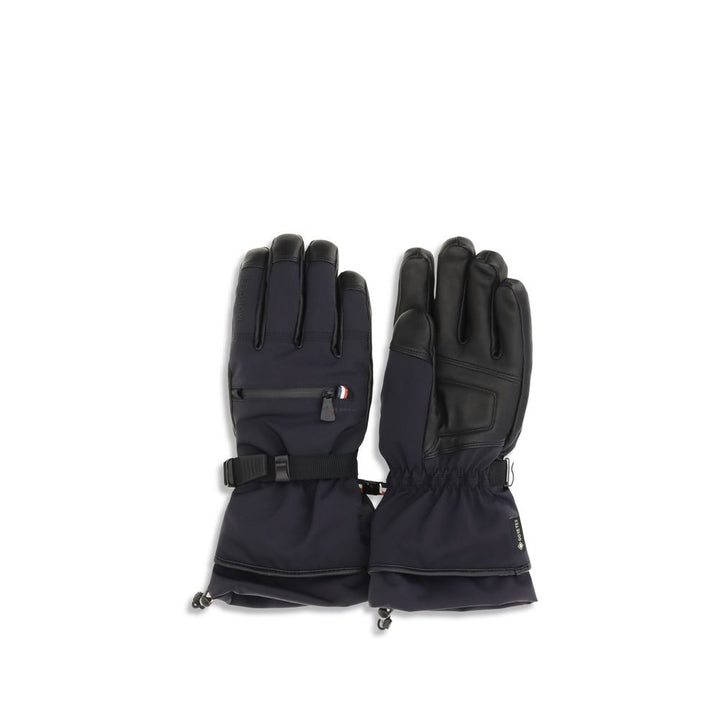 Moncler Grenoble Blue Nylon Gloves