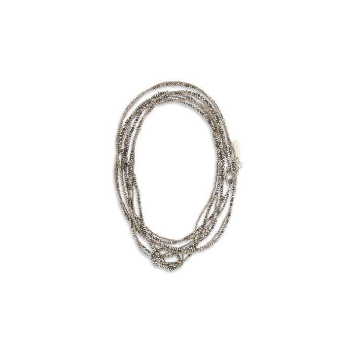 Brunello Cucinelli Brown Silver Bracelet