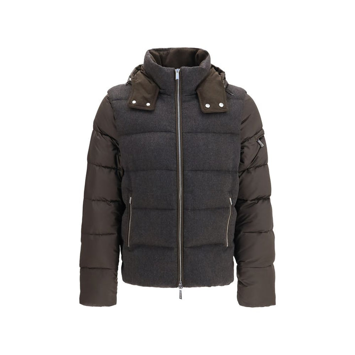 MooRER Gray Goose Down Full-Length Jacket