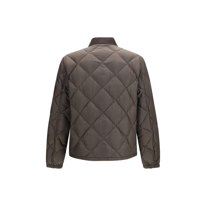 Prada Bicolor Recycled Polyester Full-Length Jacket