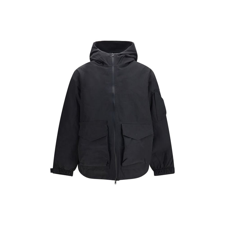 Y-3 Black Polyethylene Shell Jacket