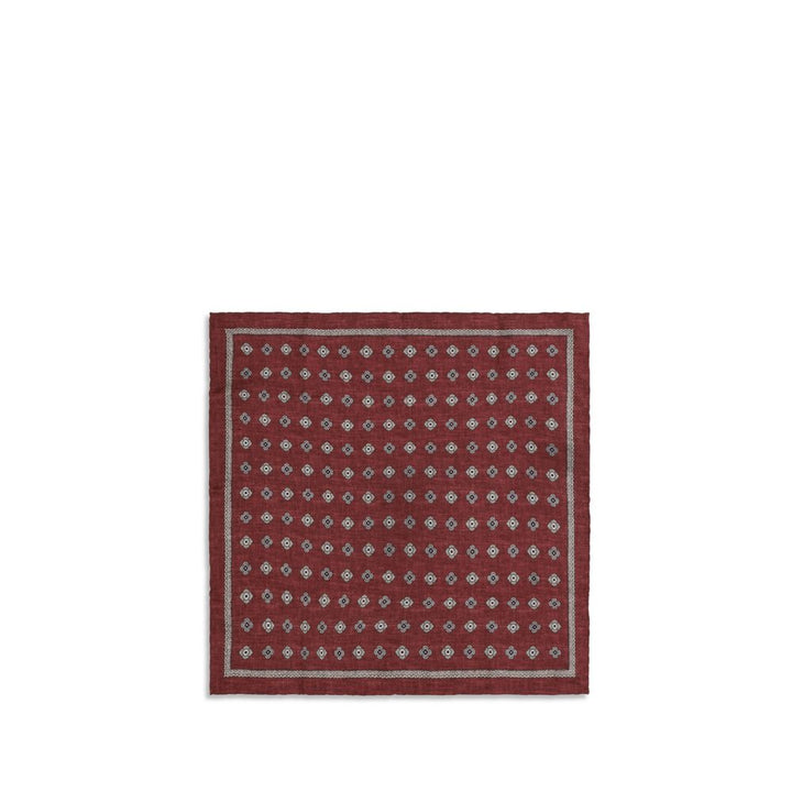 Brunello Cucinelli Multicolor Silk Pocket Square