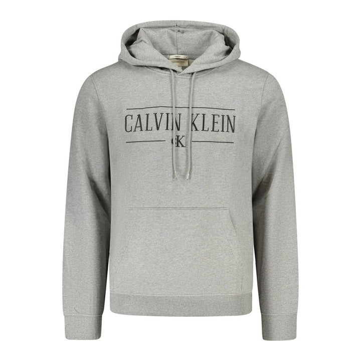 Calvin Klein Gray Cotton Men's Sweatshirt
