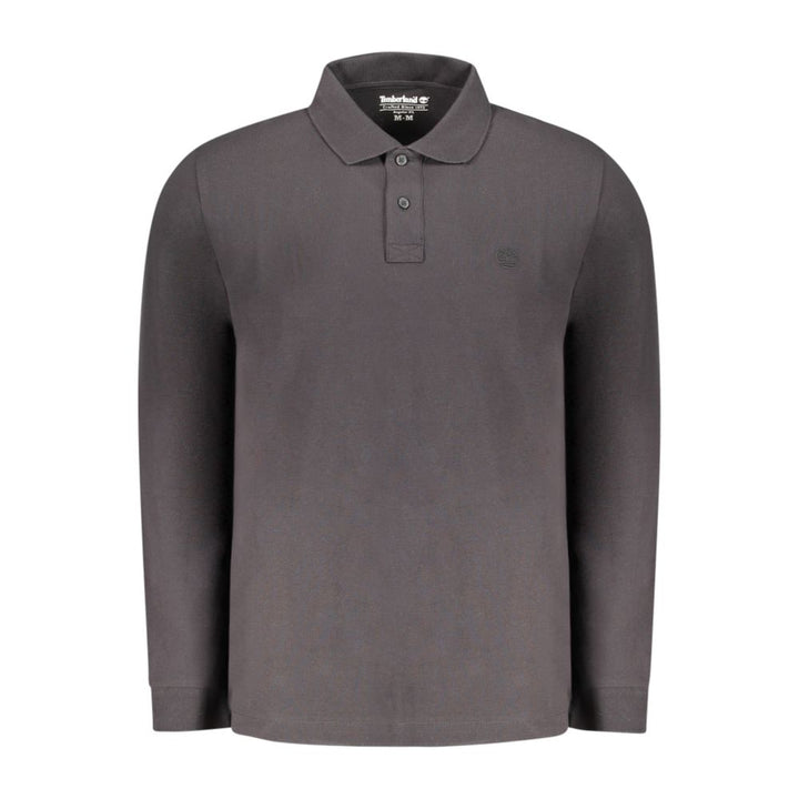 Timberland Nero Cotton Men's Polo