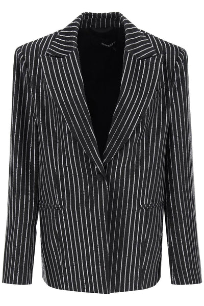 blazer with sequined stripes-0