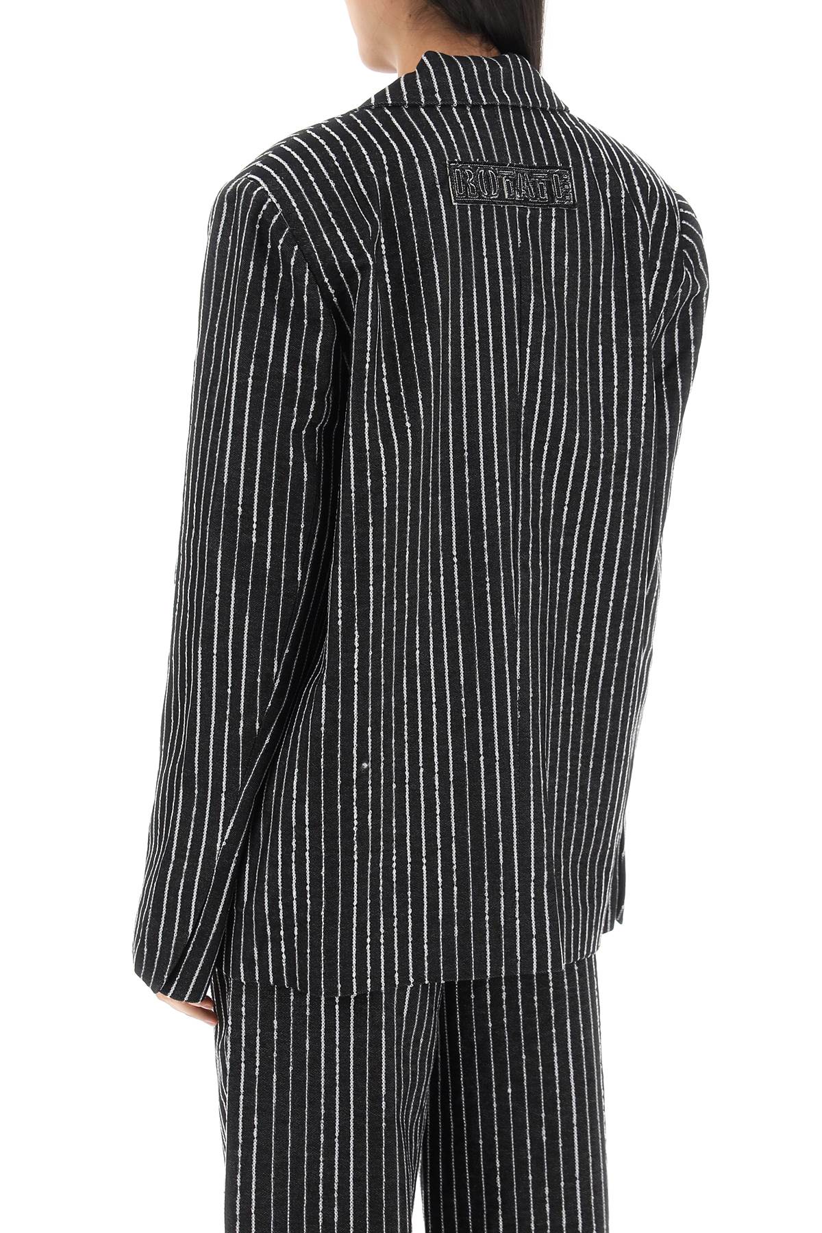 blazer with sequined stripes-2
