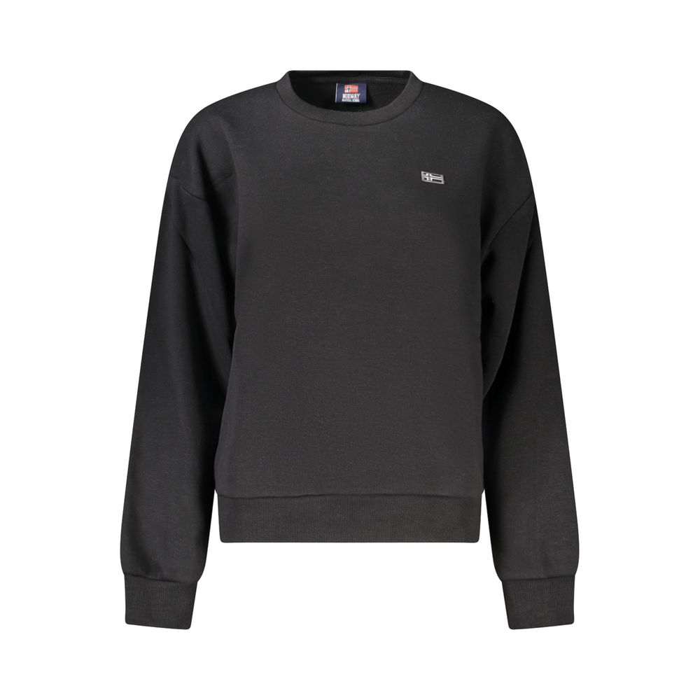 Norway 1963 Black Cotton Women's Sweatshirt