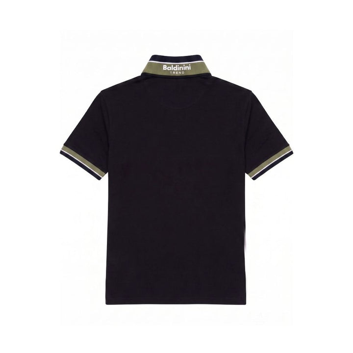 Baldinini Trend Blue Cotton Men Polo