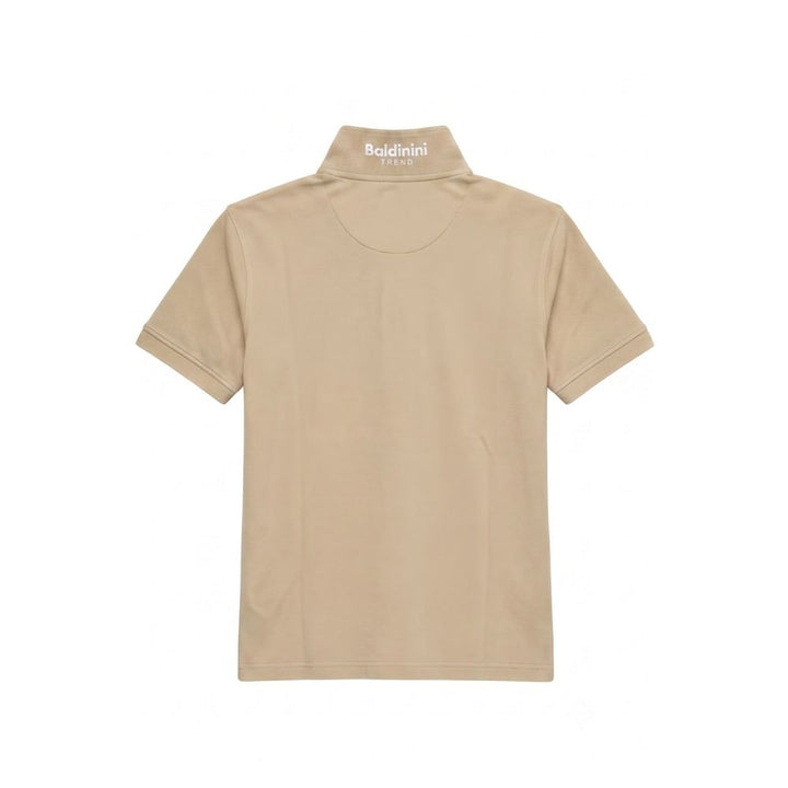 Baldinini Trend Beige Cotton Men Polo-Shirt