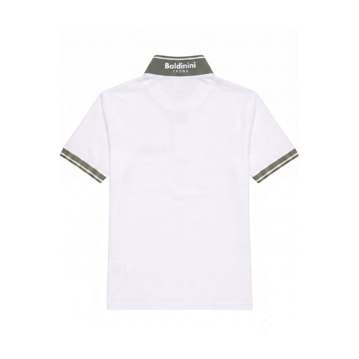 Baldinini Trend White Cotton Men Polo-Shirt