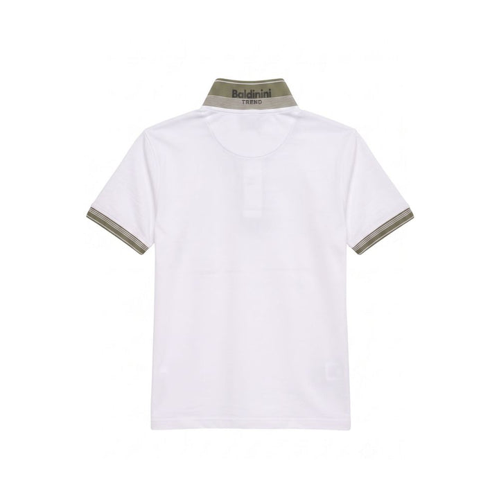 Baldinini Trend White Cotton Men Polo-Shirt