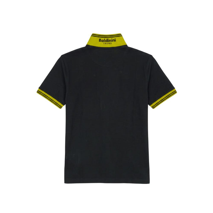 Baldinini Trend Blue Cotton Men Polo Shirt