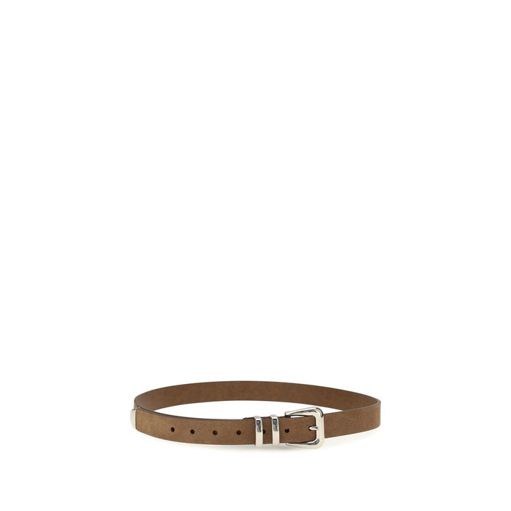 Brunello Cucinelli Brown Calf Leather Bos Taurus Regular Belt