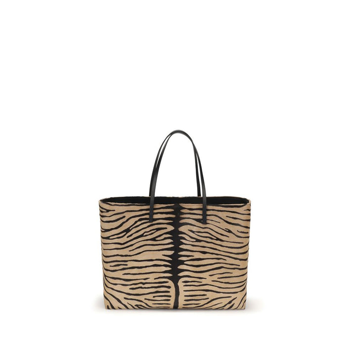 Fendi Beige Calf Leather Bos Taurus Shoulder Bag