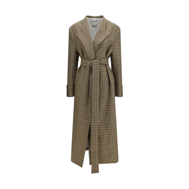 SA SU PHI Beige Wool Oves Aries Coat