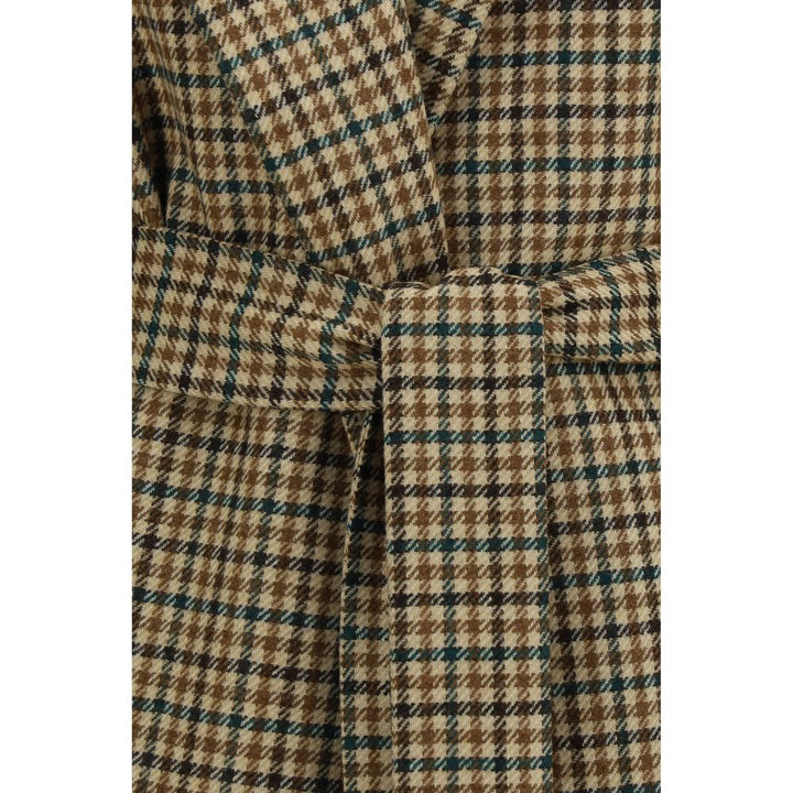 SA SU PHI Beige Wool Oves Aries Coat