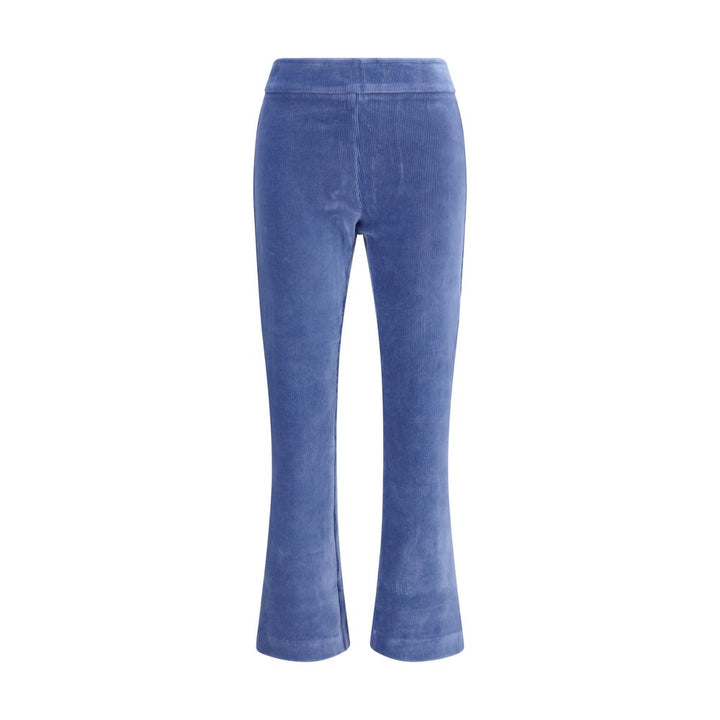 Avenue Montaigne Blue Cotton Flared Pants