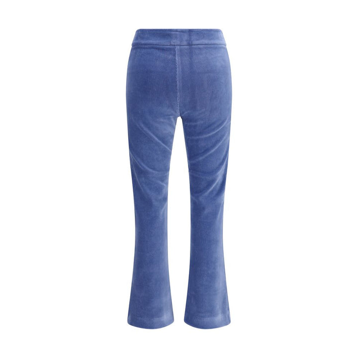 Avenue Montaigne Blue Cotton Flared Pants