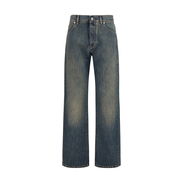 Fendi Blue Cotton Jeans Denim