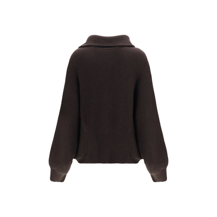 Brunello Cucinelli Brown Cashmere Cardigan