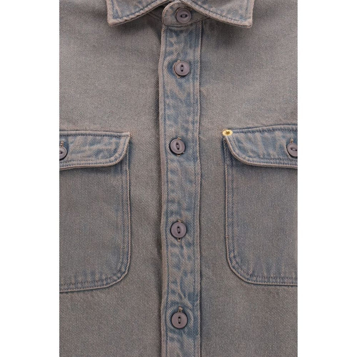 Deperlu Gray Denim Shirt