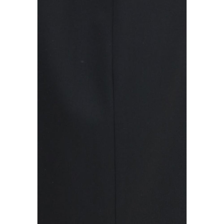 The Row Black Silk Long Skirt