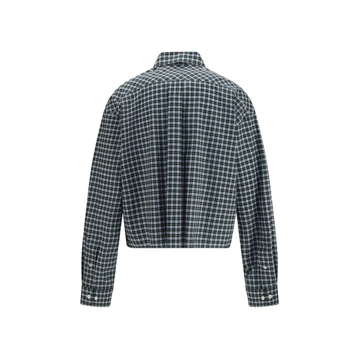 Miu Miu Bicolor Cotton Pattern Shirt