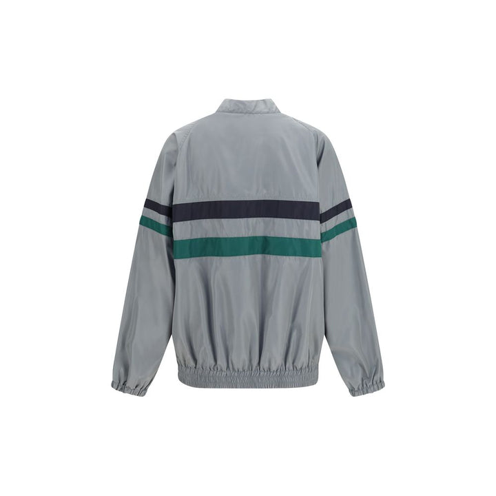 Miu Miu Gray Polyester Shell Jacket