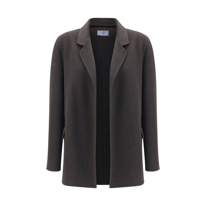 The Row Brown Cashmere Full-Length Jacket