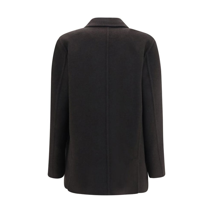 The Row Brown Cashmere Full-Length Jacket
