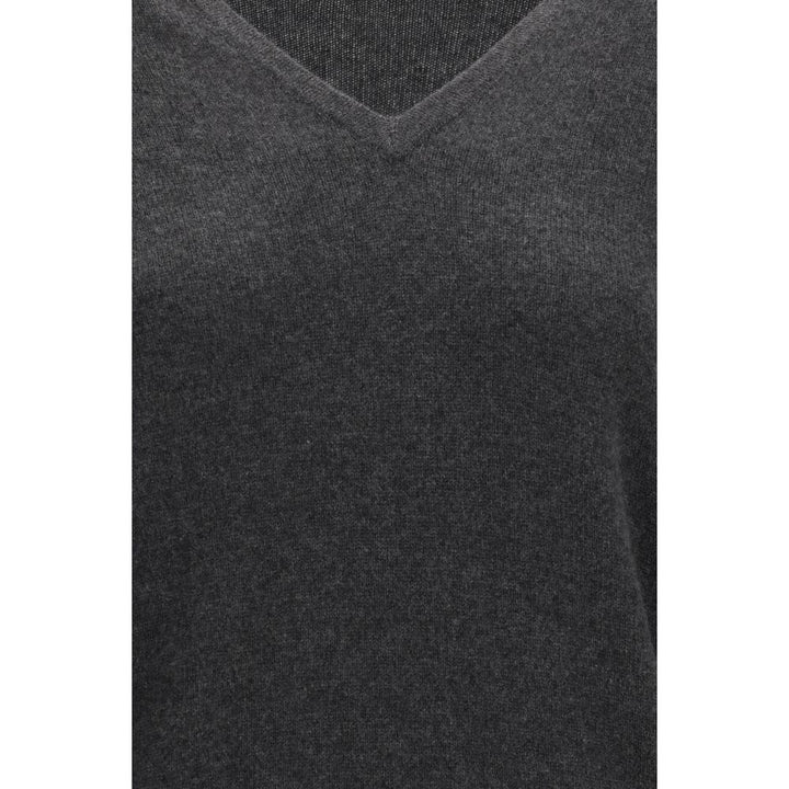 The Row Gray Cashmere Sweater