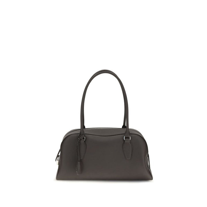The Row Brown Calf Leather Bos Taurus Shoulder Bag