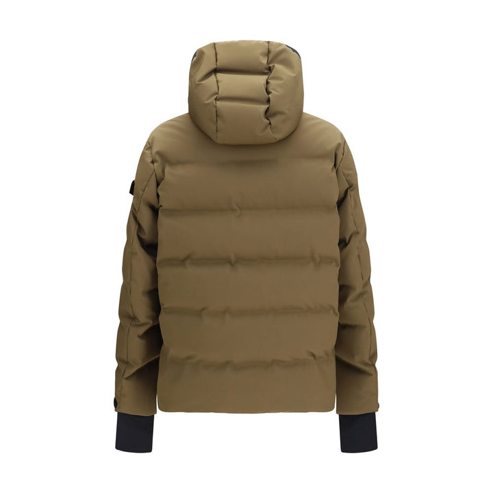 Moncler Grenoble Brown Goose Down Full-Length Jacket