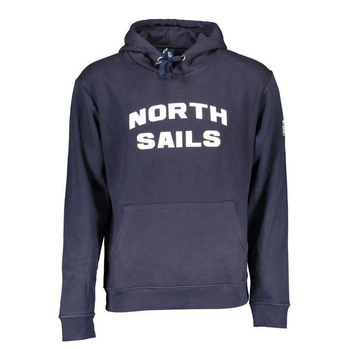 North Sails Blue Cotton Men's Sweatshirt
