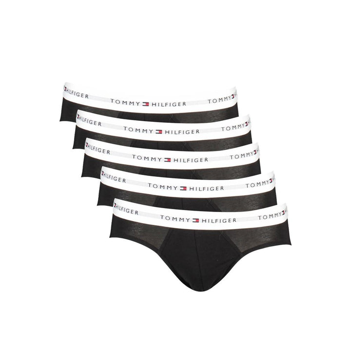 Tommy Hilfiger Black Cotton Men's Briefs