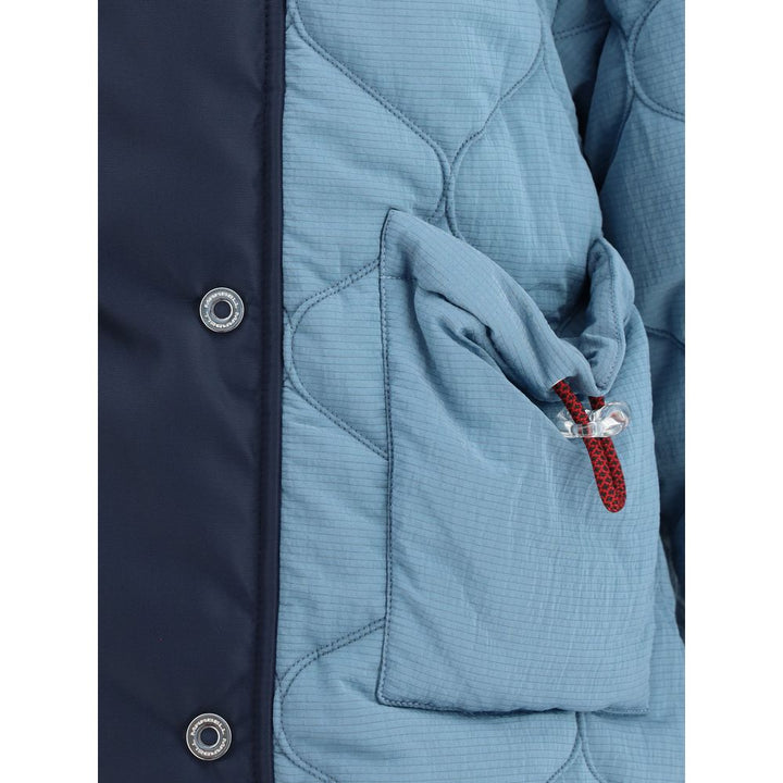 MARBELL Blue Polyamide Full-Length Jacket