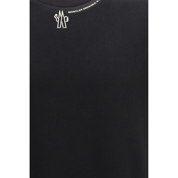 Moncler Grenoble Black Cotton T-Shirt