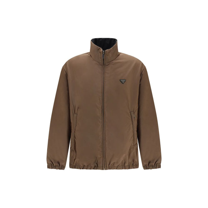 Prada Multicolor Recycled Polyamide Full-Length Jacket