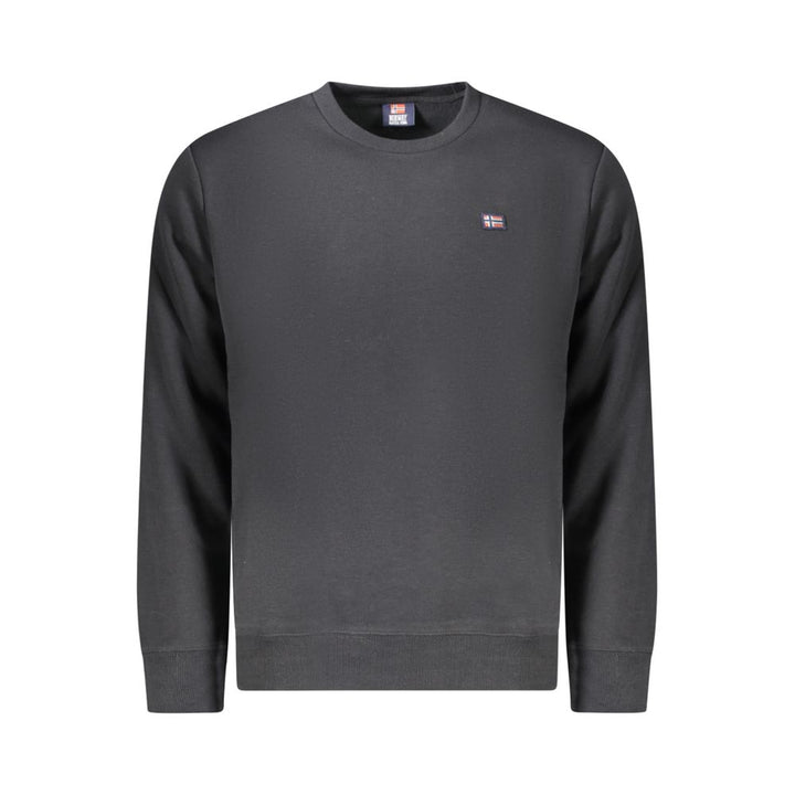 Norway 1963 Black Cotton Men Sweater