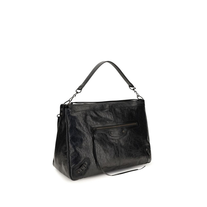 Balenciaga Black Lamb Ovis Aries Shoulder Bag