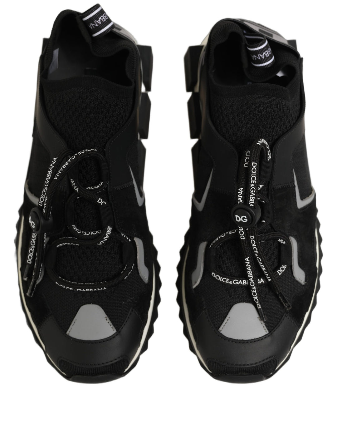 Dolce & Gabbana Black Sorrento Trekking Sneakers Men Shoes