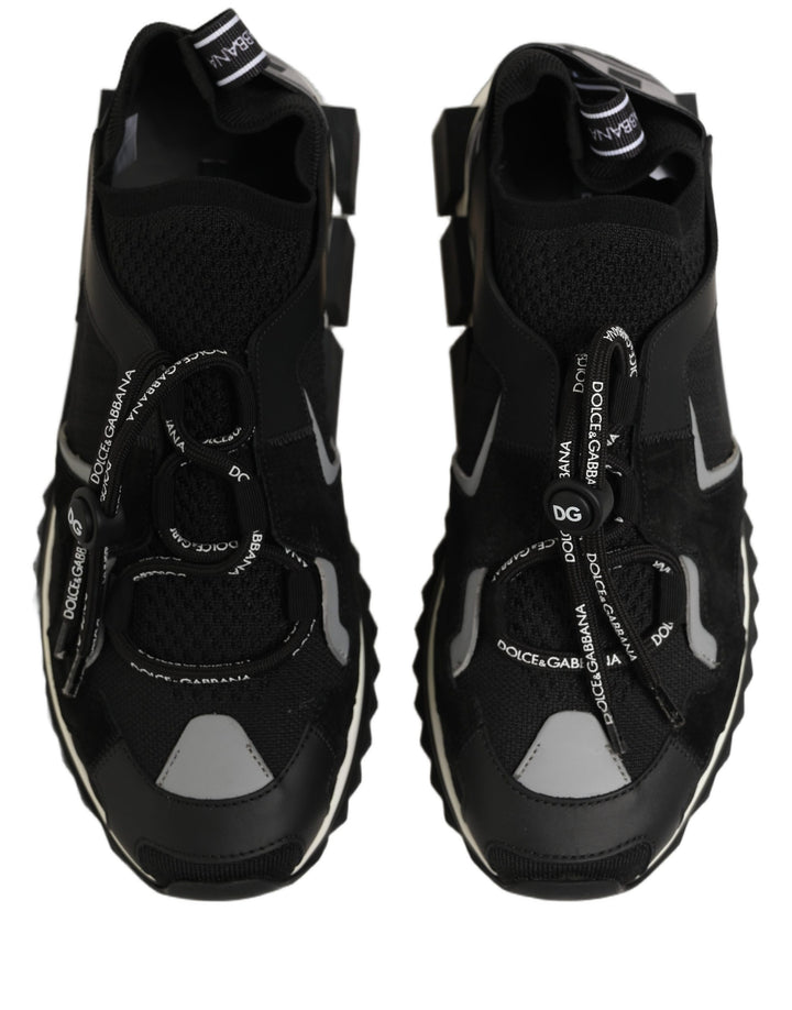 Dolce & Gabbana Black Sorrento Trekking Sneakers Men Shoes