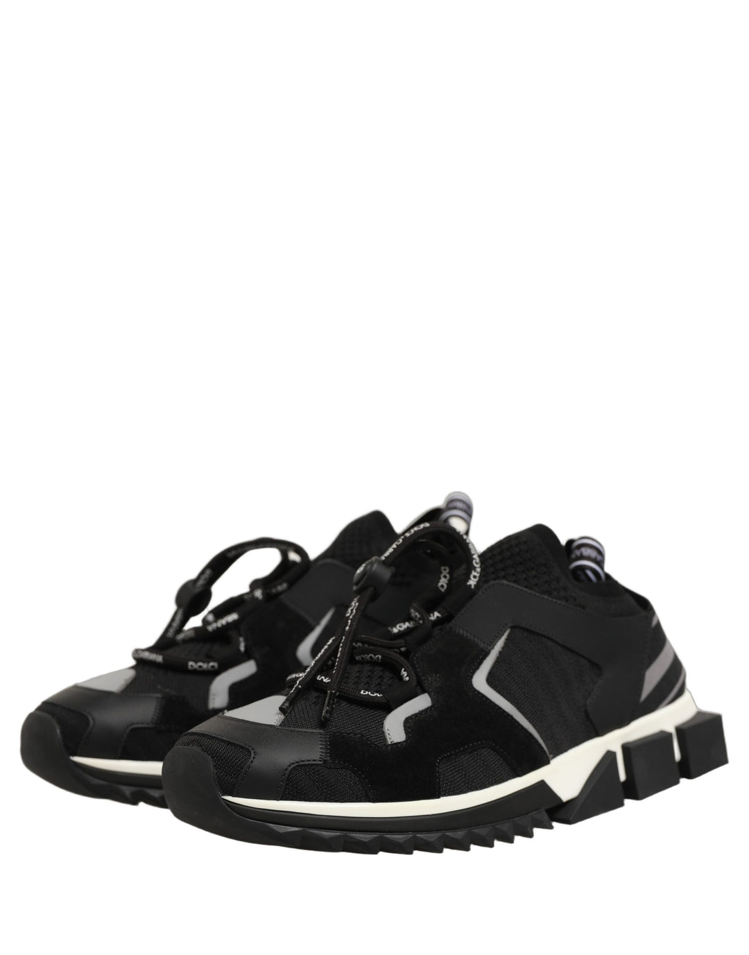 Dolce & Gabbana Black Sorrento Trekking Sneakers Men Shoes