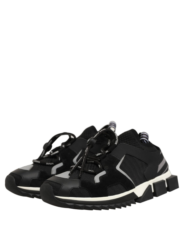 Dolce & Gabbana Black Sorrento Trekking Sneakers Men Shoes