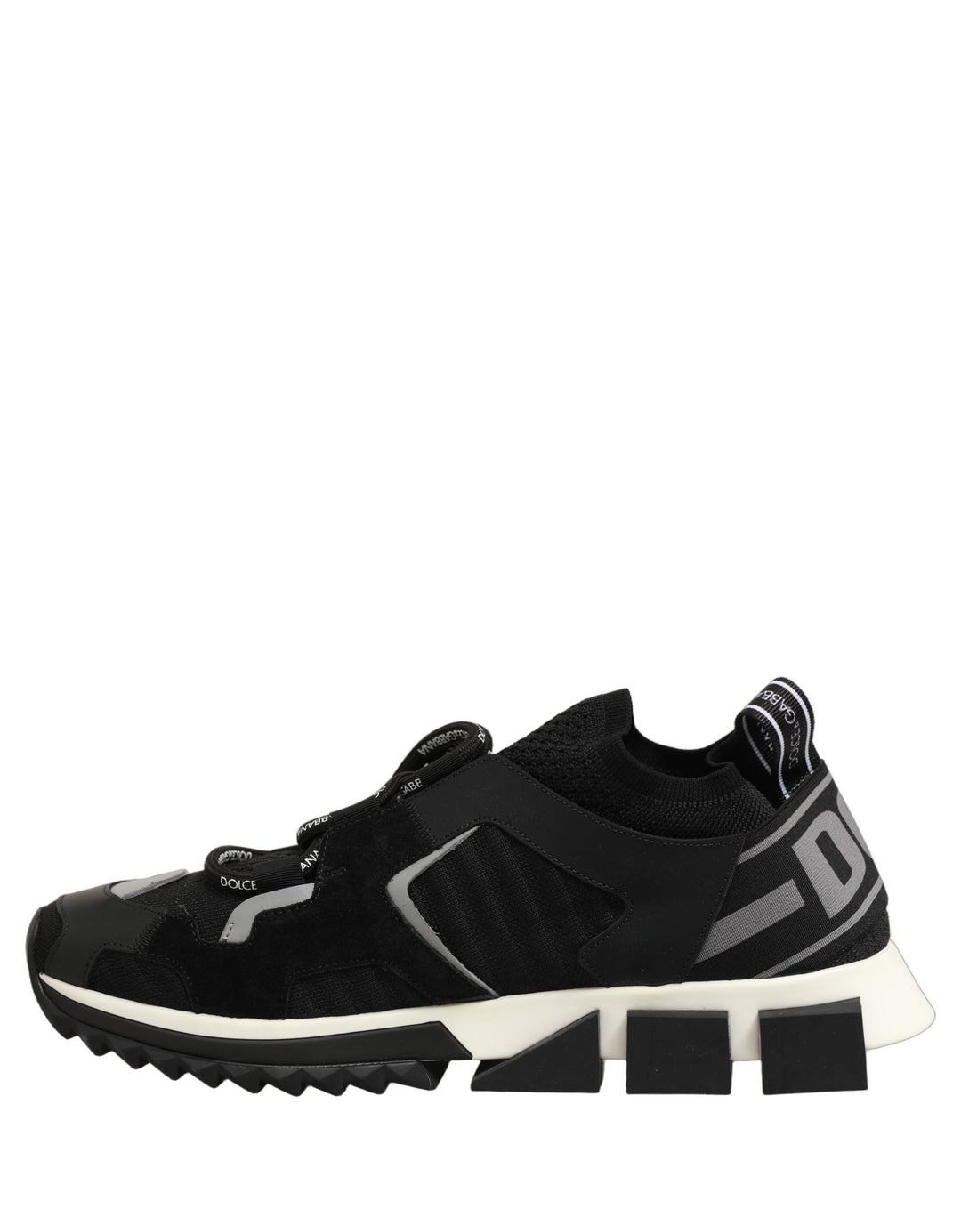 Dolce & Gabbana Black Sorrento Trekking Sneakers Men Shoes