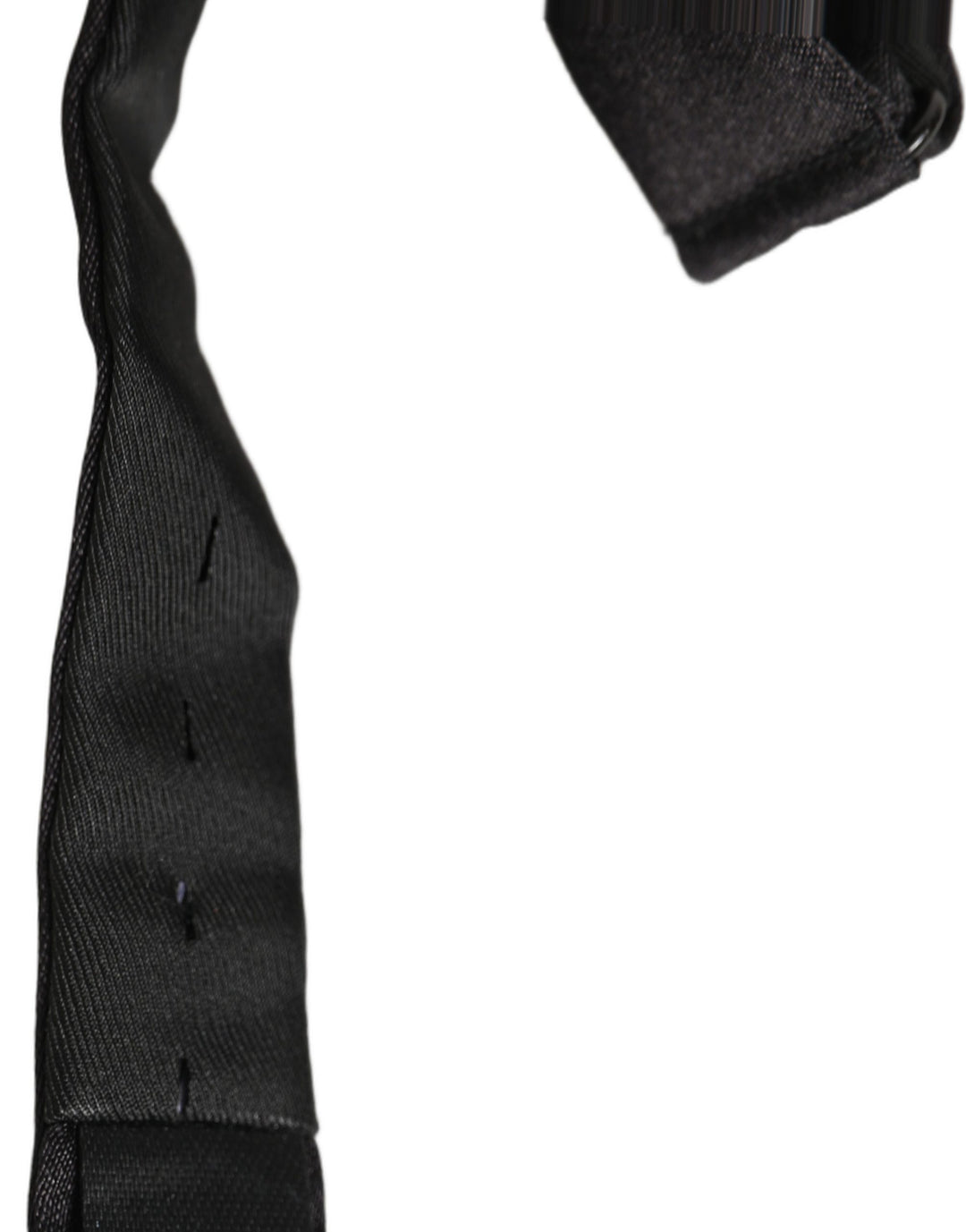 Dolce & Gabbana Men Black 100% Silk Adjustable Neck Papillon Bow Tie