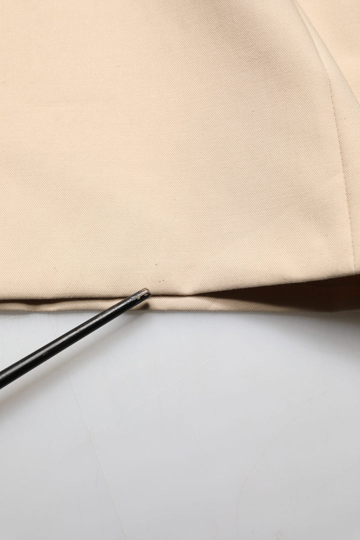 Dolce & Gabbana Beige Cotton Straight Men Formal Dress Pants