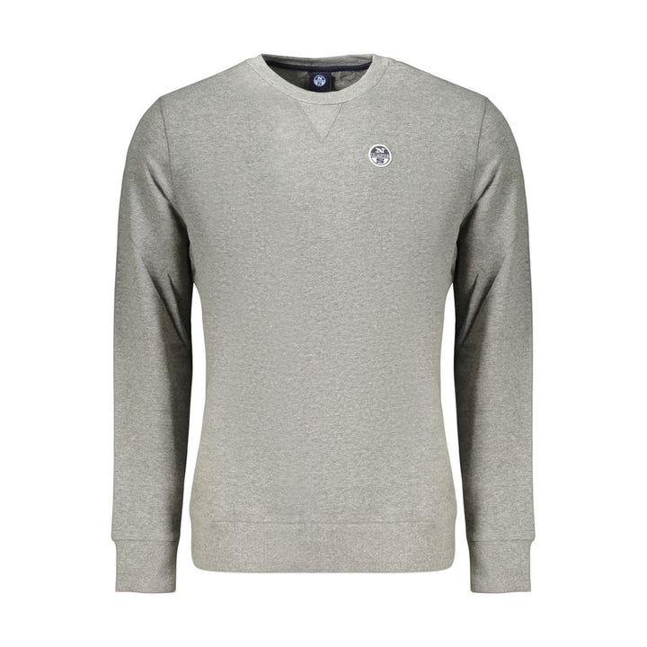 North Sails Gray Cotton Men's Sweatshirt